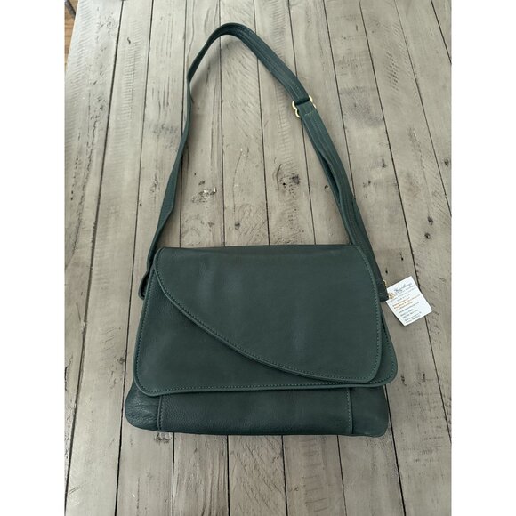 NWT Elie Handbags Genuine Leather Crossbody Bag - Picture 1 of 9